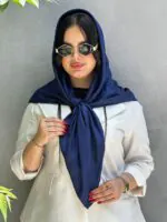 روسری ژاکارد لبه دست دوز مادام بلا