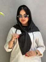 روسری ژاکارد لبه دست دوز مادام بلا