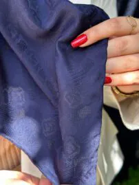 روسری ژاکارد تک رنگ ساده