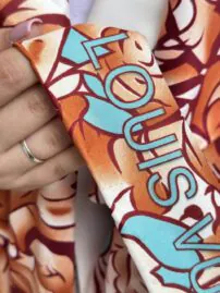 روسری نخی کجرا طرحدار