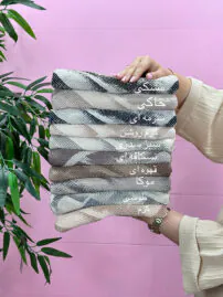 روسری نخی پلیسه مادام بلا رشت