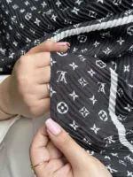 شال مارک پلیسه مشکی