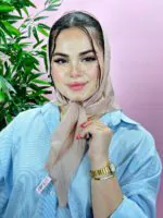 روسری سه گوش تک رنگ اسلپ