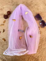 شال شیشه ای دور نوار توری مادام بلا