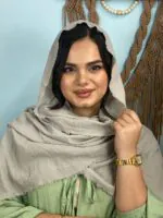 شال نخی تک رنگ