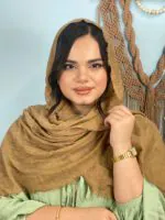 شال نخی تک رنگ