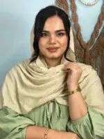 شال نخی تک رنگ