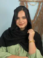 شال نخی تک رنگ