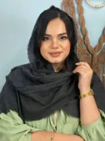 شال نخی تک رنگ