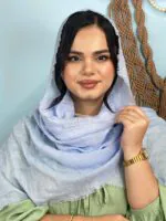 شال نخی تک رنگ