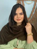 شال نخی تک رنگ