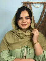 شال نخی تک رنگ