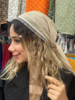 روسری سه گوش حریر