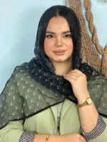 شال توری چاپی مادام بلا