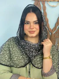 شال توری چاپی مادام بلا