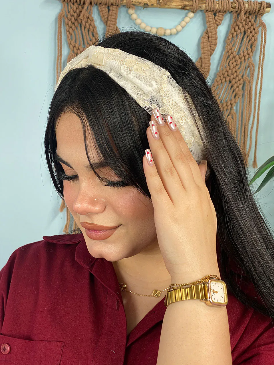 6308-6-min هدبند توری مادام بلا رشت