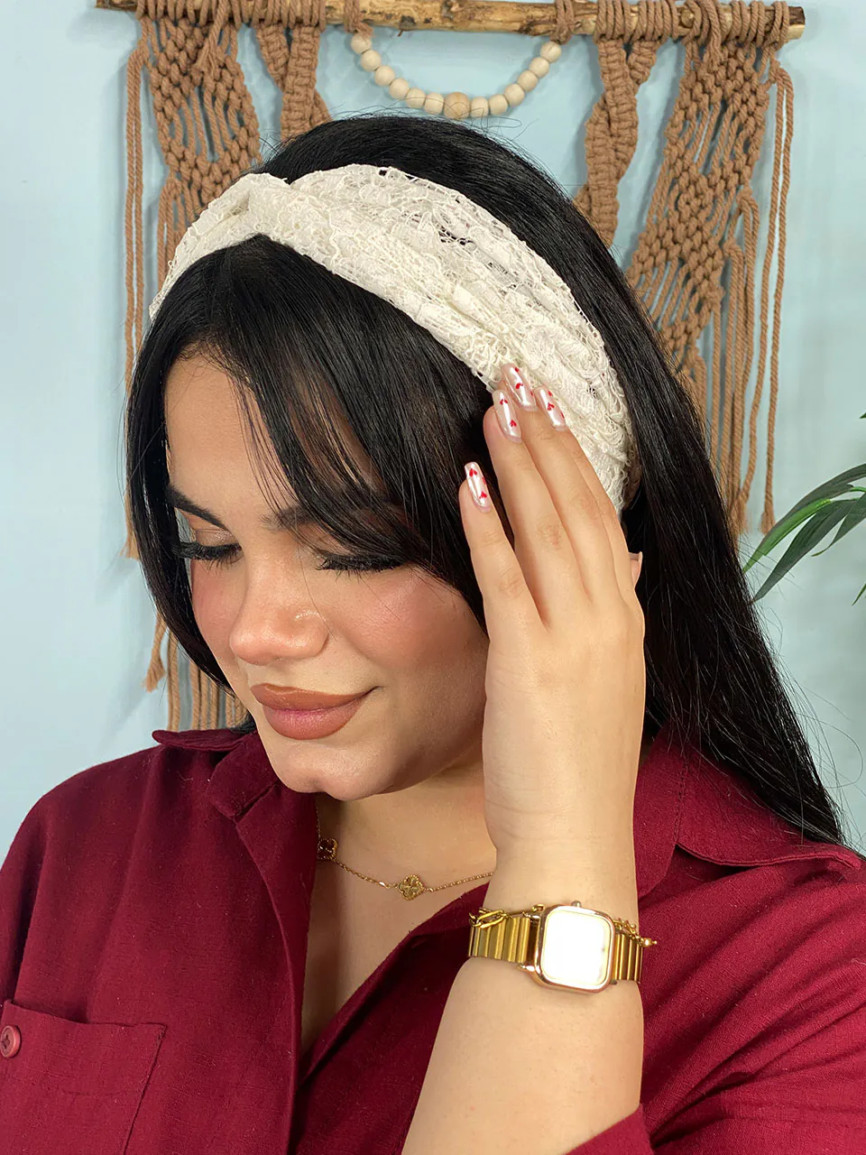 هدبند توری مادام بلا رشت