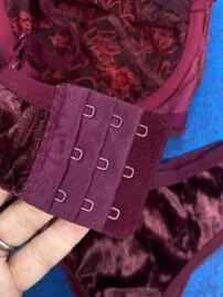 ست لباس زیر گیپور و مخمل