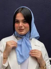 مینی اسکارف نخی