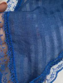 روسری سه گوش لبه تور مادام بلا