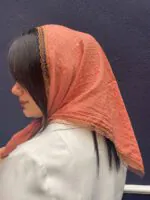 روسری سه گوش لبه تور مادام بلا