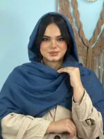 شال نخی تک رنگ مادام بلا رشت