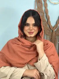 شال نخی تک رنگ مادام بلا رشت