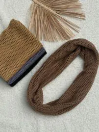 شال رینگی کتان پنبه ای