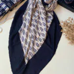 روسری نخی زنانه طرح خوشه مادام بلا