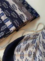 روسری نخی زنانه طرح خوشه مادام بلا