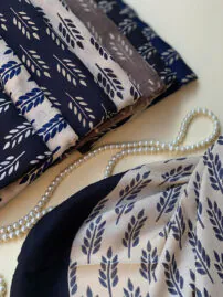 روسری نخی زنانه طرح خوشه مادام بلا