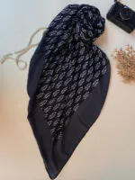 روسری نخی زنانه طرح خوشه مادام بلا