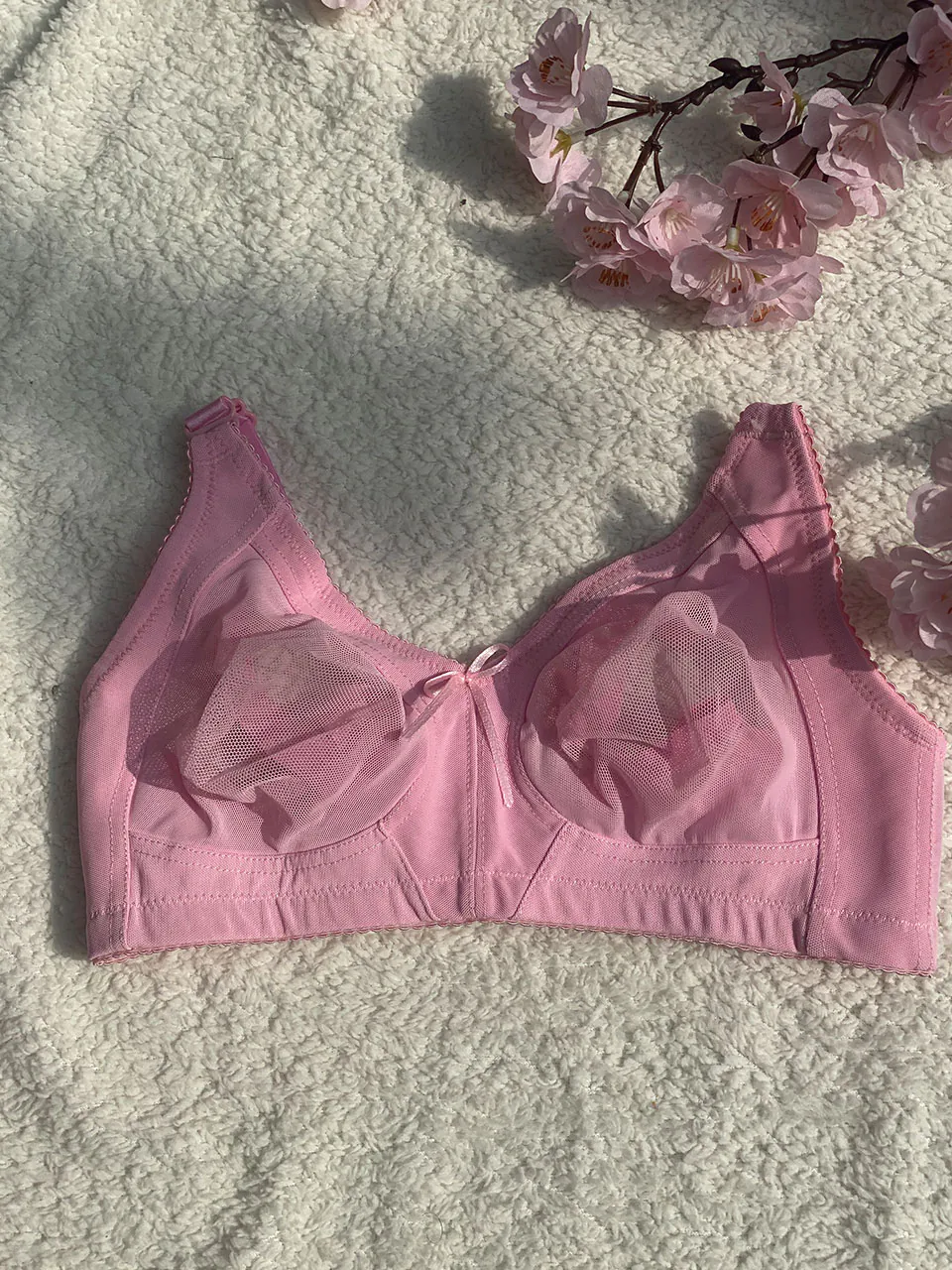 سوتین توری زنانه نخ پنبه