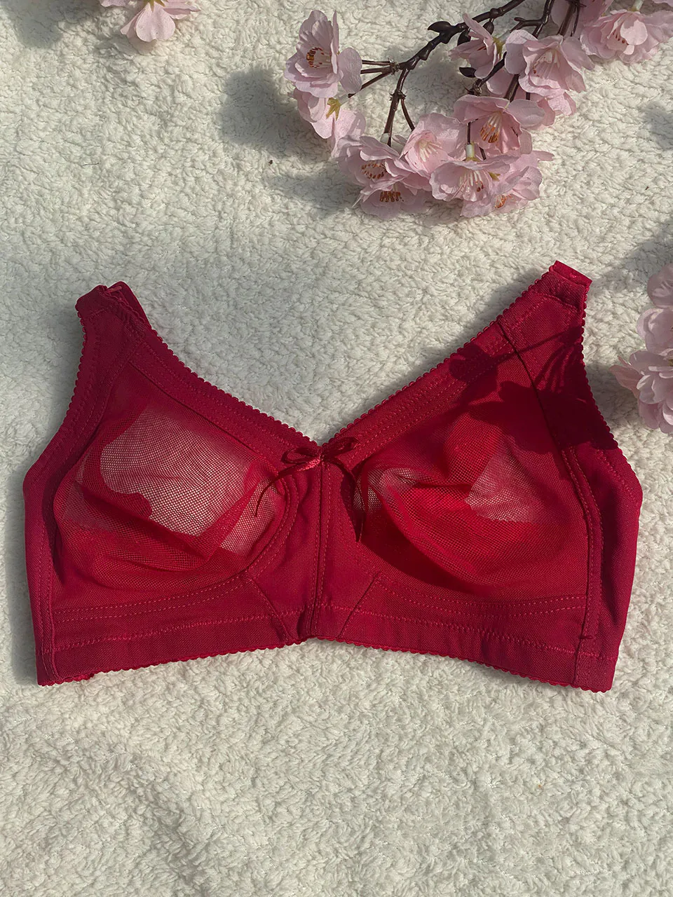 سوتین توری زنانه نخ پنبه