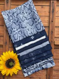 مینی اسکارف نخی طرحدار