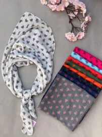 مینی اسکارف طرح پاپیون ریز شال مادام بلا