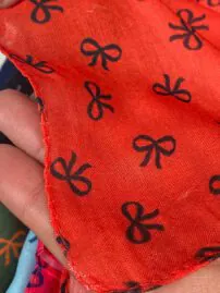 مینی اسکارف طرح پاپیون ریز شال مادام بلا