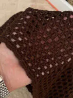 شال رینگی کتان پنبه ای