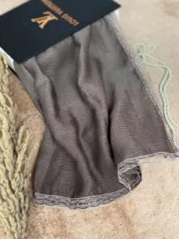 شال نخی دختی زنانه دور تور