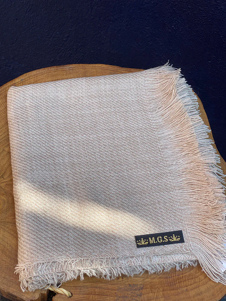 شال بافت دورریش تک رنگ