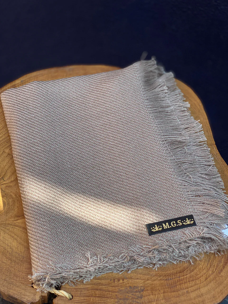 شال بافت دورریش تک رنگ