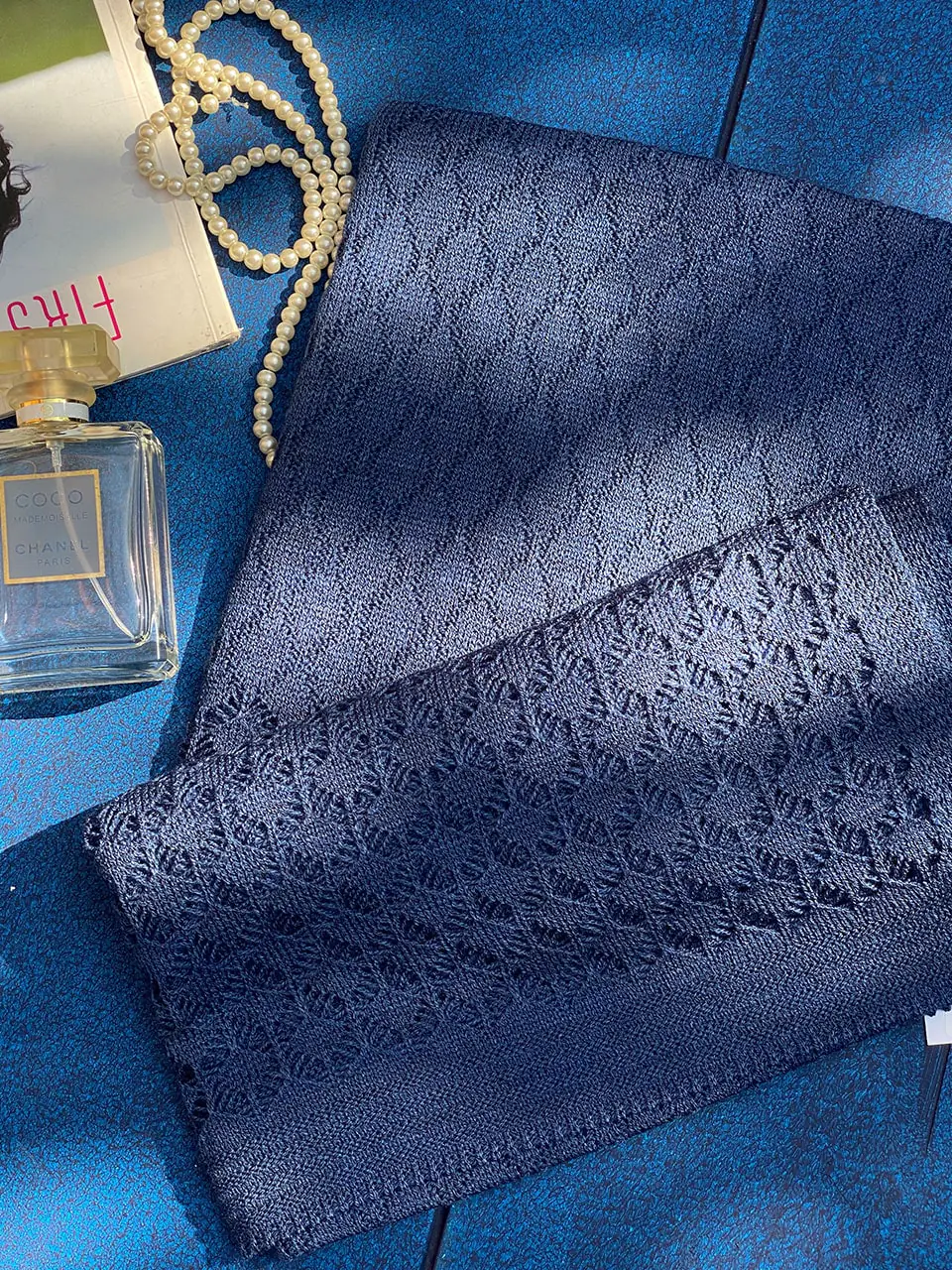 شال رنگی بافت پاییزه مادام بلا رشت