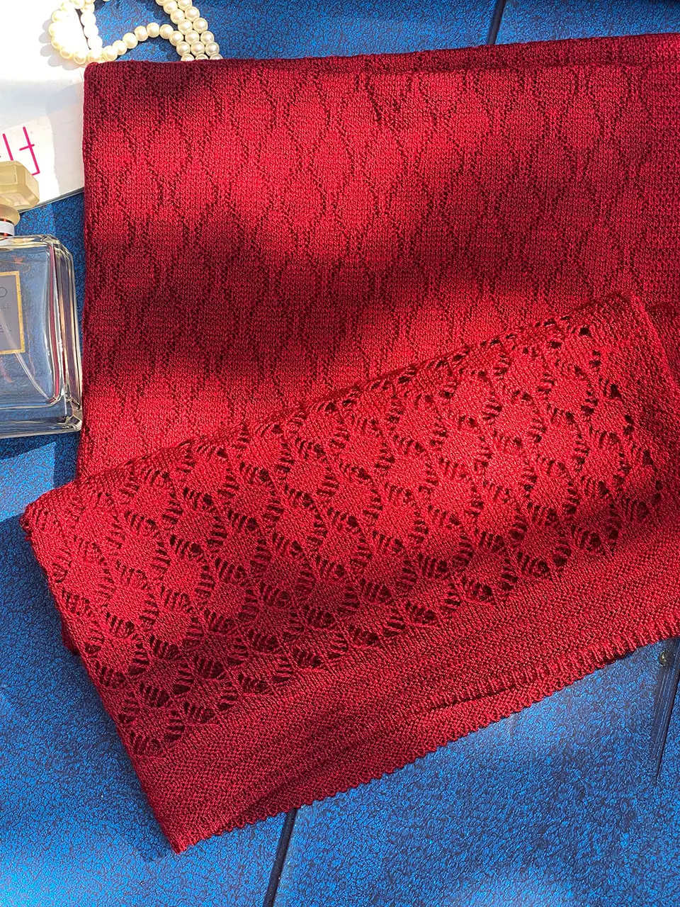 شال رنگی بافت پاییزه مادام بلا رشت