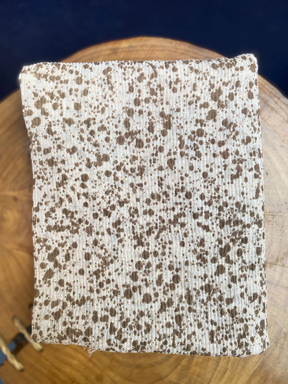 شال طرحدار نخی دورریش