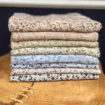 شال طرحدار نخی دورریش