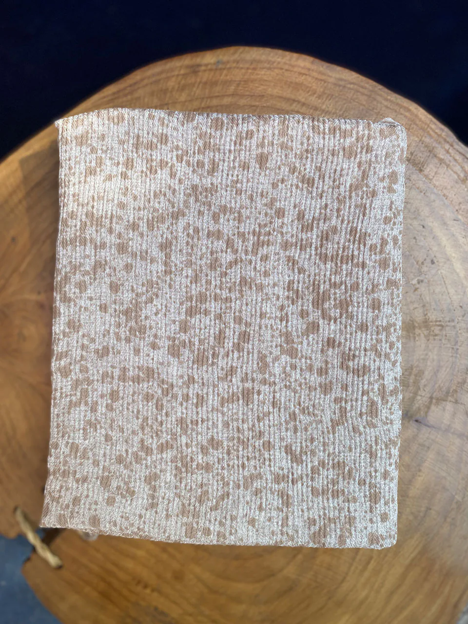 شال طرحدار نخی دورریش