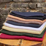 شال سیا اسکارف نواردار مجلسی