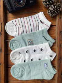 جوراب نخی دخترونه عروسکی