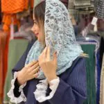 شال دانتل توری گیپوری