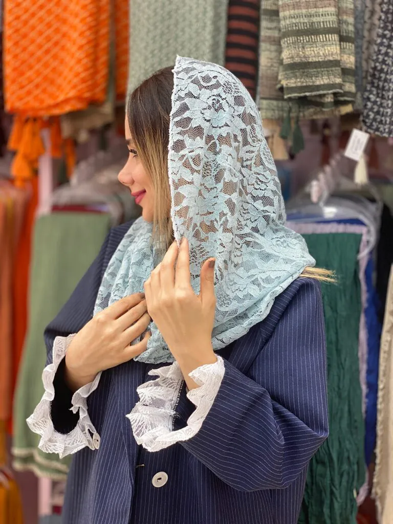 شال دانتل توری گیپوری